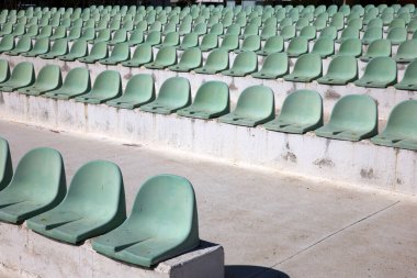 Açık hava sineması plastik koltuklar