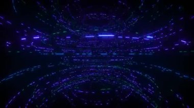 Vj Döngü Neonunun Görüntüleme Arkaplanı