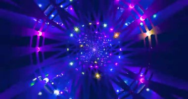 Vj Döngü Neonunun Görüntüleme Arkaplanı