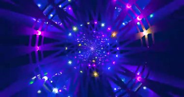 Vj Döngü Neonunun Görüntüleme Arkaplanı