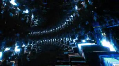 Vj Döngü Neonunun Görüntüleme Arkaplanı