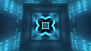 Teknoloji temalı sunumlar için hareketli grafik ögesi.