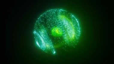 Teknoloji temalı sunumlar için hareketli grafik ögesi.