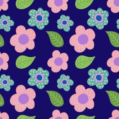 Yapraksız desenli boho çiçeği. Vektör hisse senedi çizimi. EPS 10