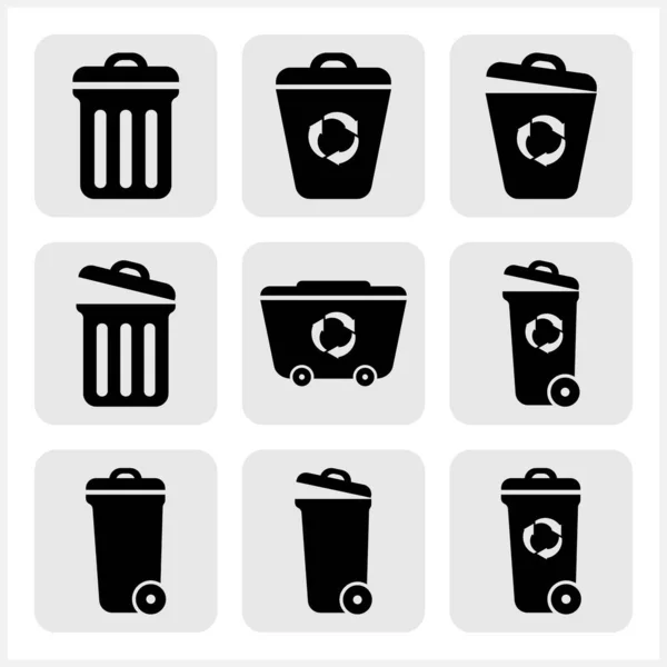 Good products online NOW Set of different trash bin Royalty Free Vector  Image, trash bin