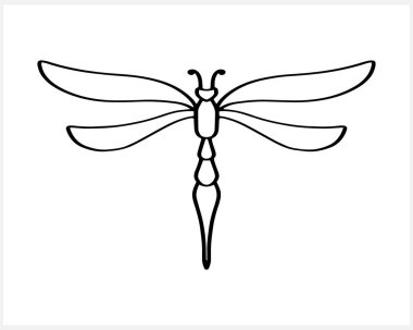 Böcek simgesi beyaza izole edildi. Stencil hayvan. Sayfa boyama kitabı. Vektör hisse senedi çizimi. EPS 10