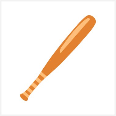 Stencil spor unsuru beyaza izole edildi. Beyzbola tırman. Vektör hisse senedi çizimi. EPS 10