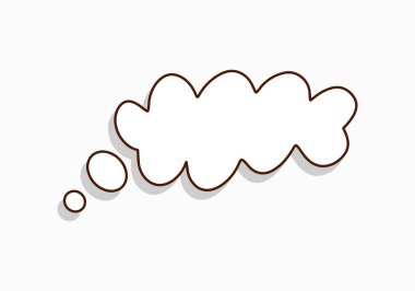 Doodle sohbet klubü. El çizimi konuşma sembolü. Taslak vektör stok çizimi. EPS 10