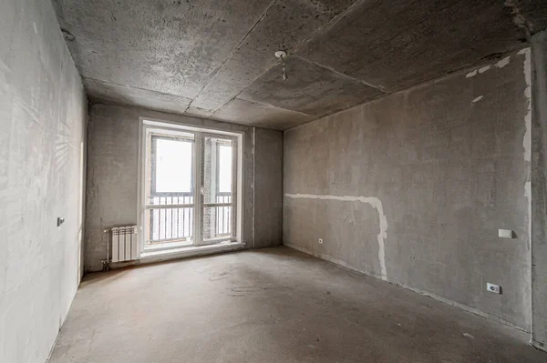 Russia Moscow April 2020 Ruangan Interior Perbaikan Kasar Apartemen Untuk — Stok Foto