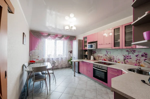 Rusland Moskou April 2020 Interieurkamer Gezellig Algemene Schoonmaak Huis Decoratie — Stockfoto