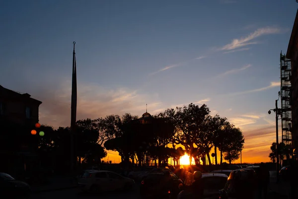 Castellammare di Stabia, Napoli, Campania, Tramonti e controluce.