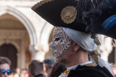 Venedik 'teki karnaval, İtalya.