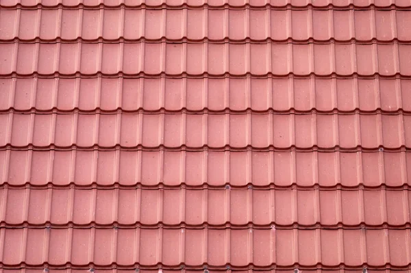 Terracotta Roof Tile Seamless Pattern Covering House — Stock Photo, Image