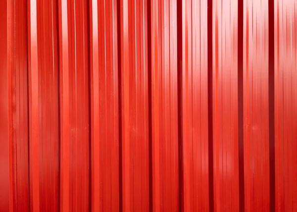 出荷と輸送の背景のための光沢のある表面赤い金属貨物コンテナ — ストック写真