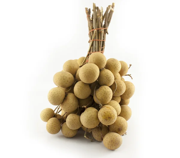 Ongan. fresh longan on the wood background — Stock Photo, Image