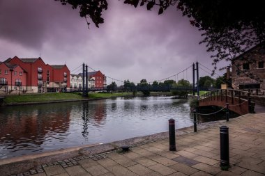 Exeter riverside ve köprü