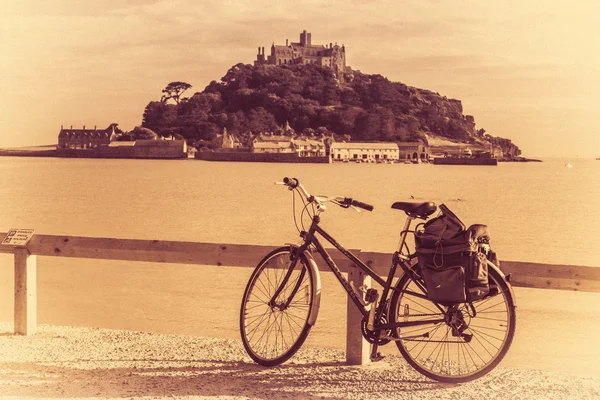 St Michaels Mount in sepia — Stock Photo, Image
