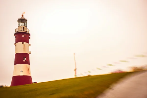 Lighthouse in Plymouth — Stock Photo, Image