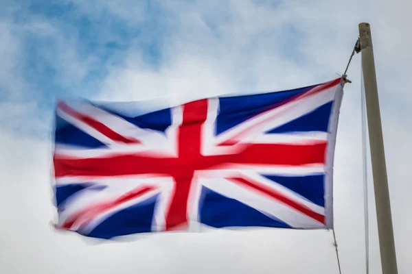 Bandera británica ondeando —  Fotos de Stock