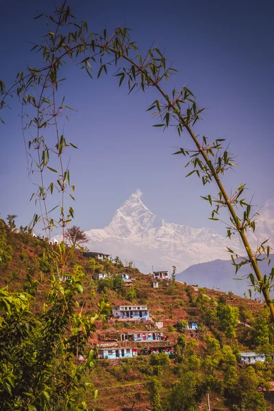 Veduta di Machhapuchhre — Foto Stock