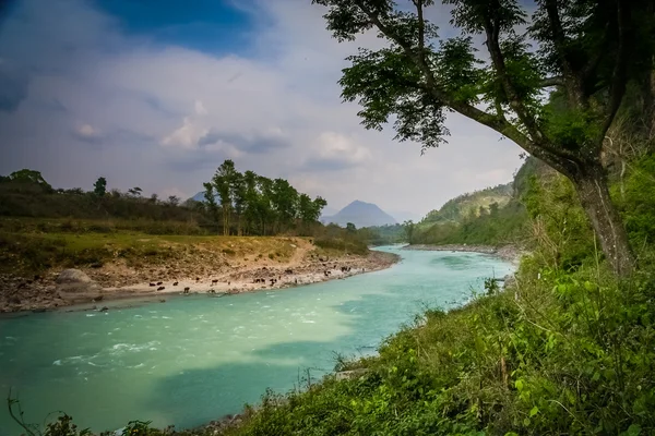 stock image Mountain river in Nepal