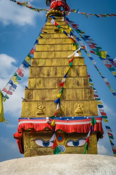 Buddhista sztúpa Kathmanduban — Stock Fotó