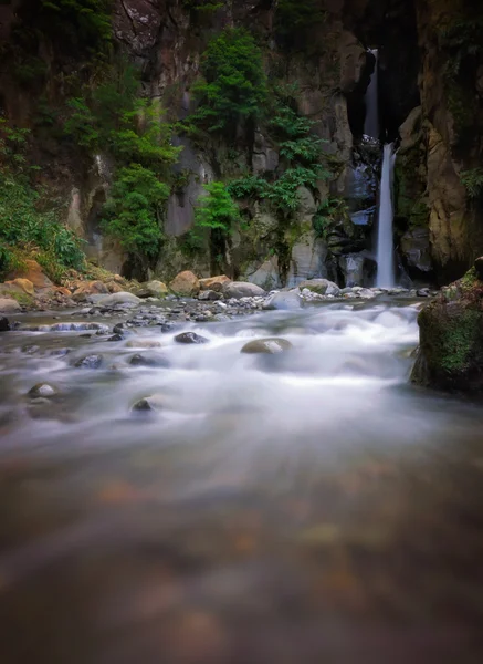 Schöner wasserfall in sao miguel — Stockfoto