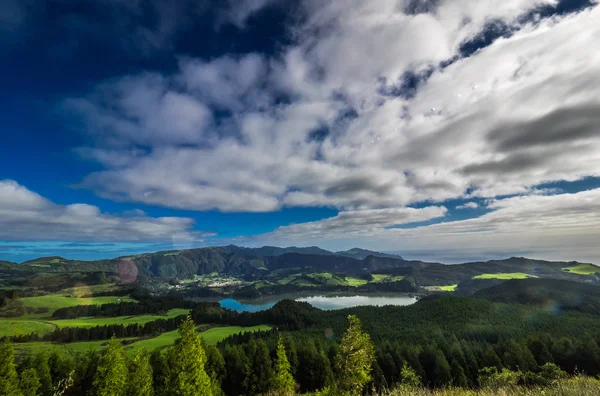 Furnas Lake görünümü — Stok fotoğraf