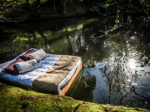 Letto su un lago — Foto Stock