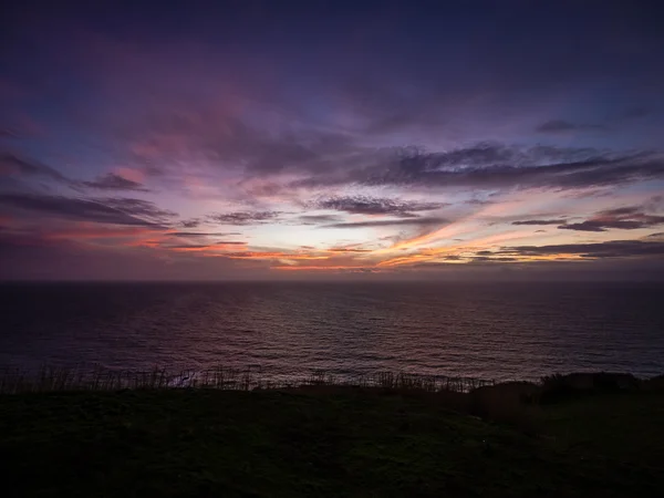 Закат над береговой линией Сао — стоковое фото