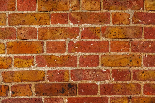 Текстура червоної цегляної стіни — стокове фото