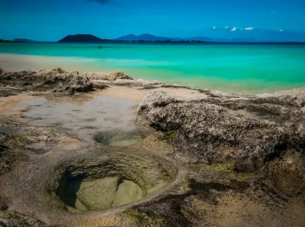 Costa rocosa de Fuerteventura — Foto de Stock