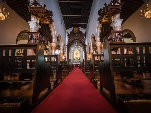 Interior Iglesia de San Sebastián —  Fotos de Stock