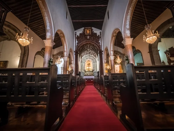 Interior Iglesia de San Sebastián — Foto de Stock