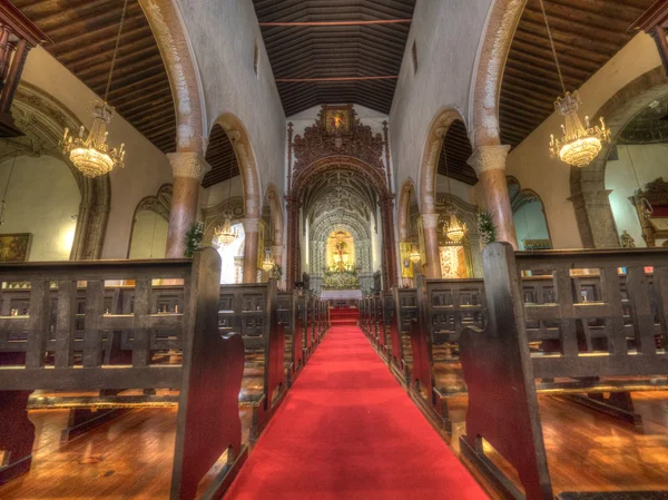 Interior Iglesia de San Sebastián — Foto de Stock