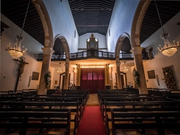 Interior Iglesia de San Sebastián — Foto de Stock