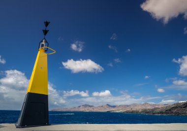 Ve liman küçük deniz feneri