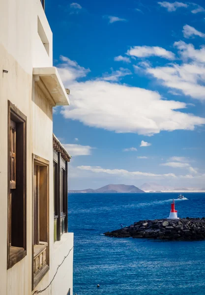 Playa blanca Meerblick — Stockfoto