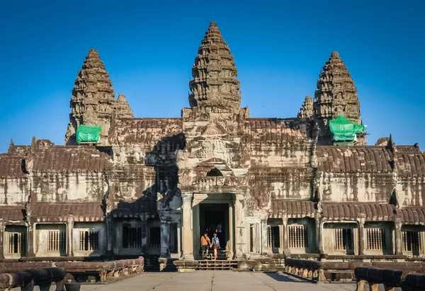 Turistas en Angkor — Foto de Stock