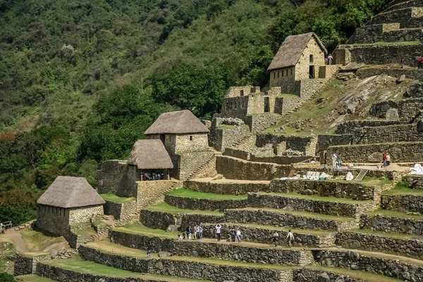 Turistas em Machu Picchu — Fotografia de Stock