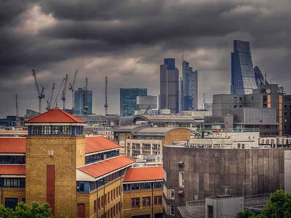 Londýn, budování za soumraku — Stock fotografie