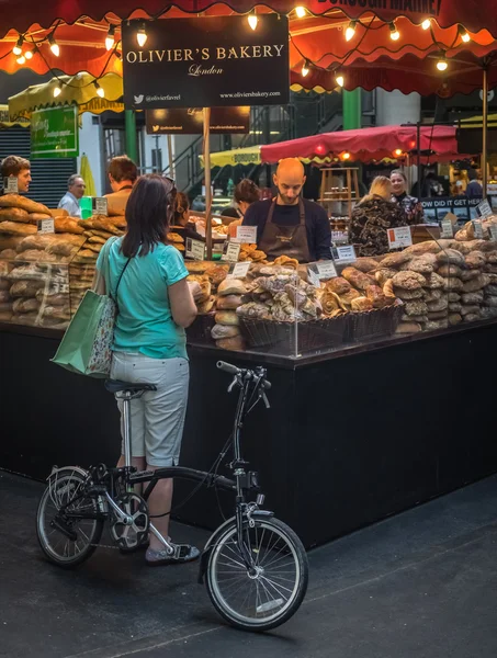 Panadería en el mercado de Borough — Foto de Stock