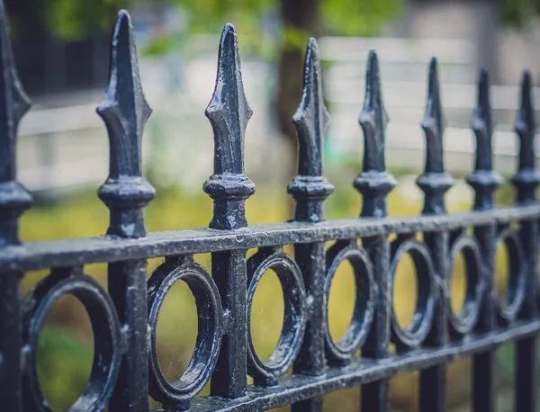 Wrought iron fence — Stock Photo, Image