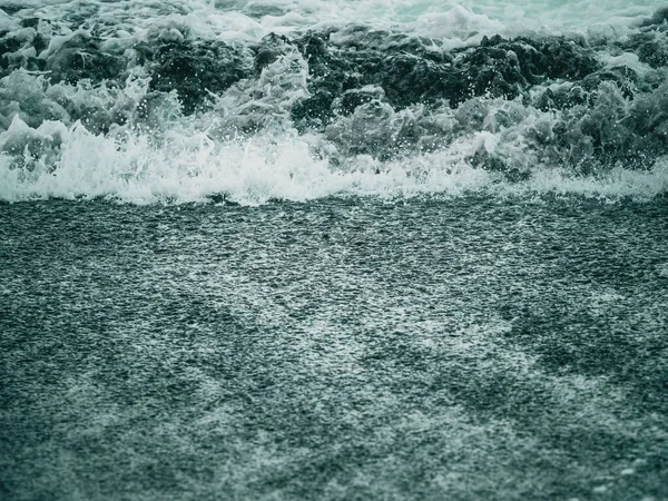 Close Detail Van Een Golven Tijdens Storm — Stockfoto