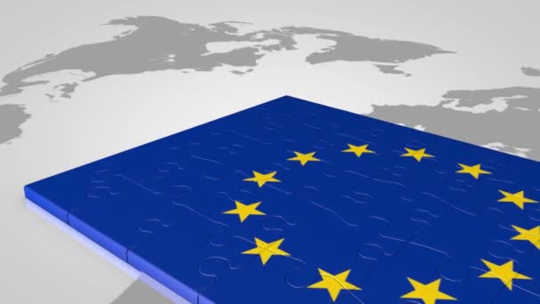 Brexit. referendum to leave the EU. Vote leave, vote stay, United kingdom, — Stock Video