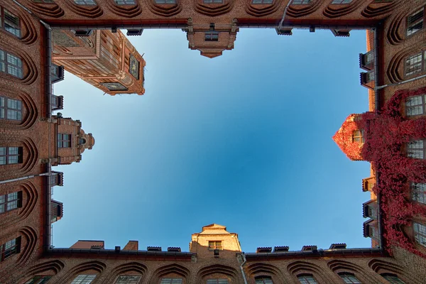 City hall courtyard — Stock Photo, Image