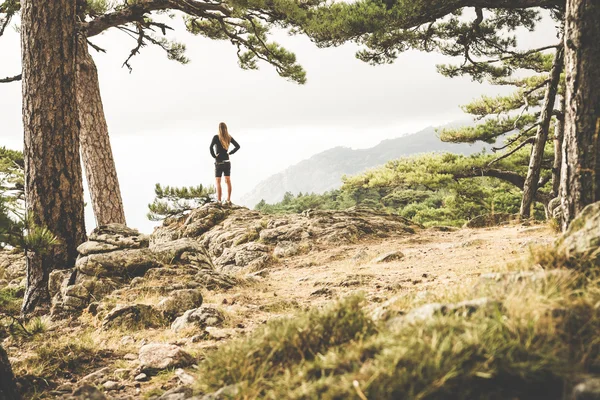 Admiring amazing Corsica — Stock Photo, Image