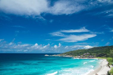 Seyşel Adaları muhteşem plaj