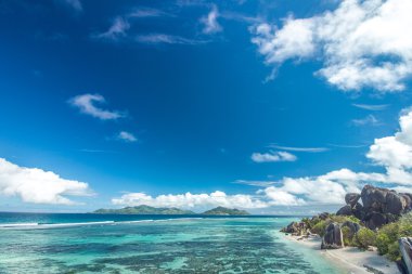 Güzel plaj Seyşeller