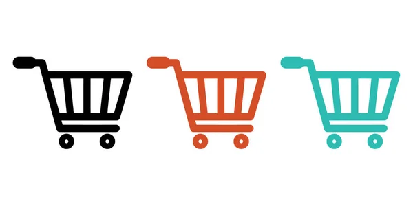 Renkli alışveriş arabalarıyla dikkatleri üzerine çek, e-ticaret ve perakende pazarlama malzemeleri satışları ve çevrimiçi alışverişi teşvik etmek için mükemmel.